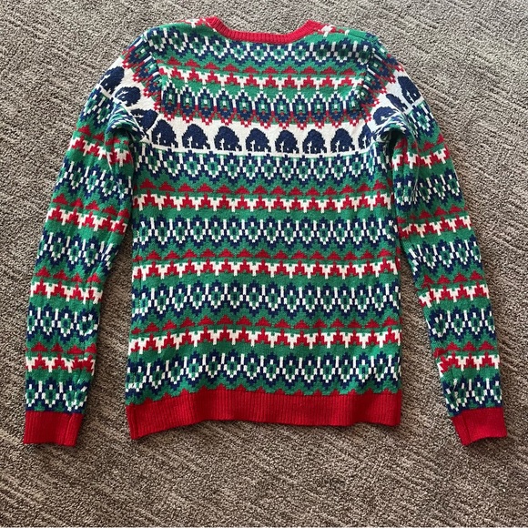 Men’s Christmas sweater, ugly sweater, size Medium, Gorilla, Monkey, crewneck - Picture 2 of 5